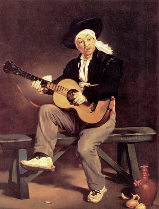 Edouard Manet: Le joueur de guitare (1860)