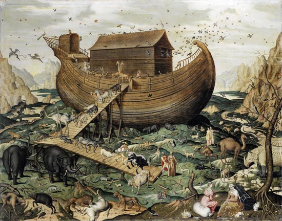 Simon de Myle: L'arche de Noé sur le Mont Ararat, 1570