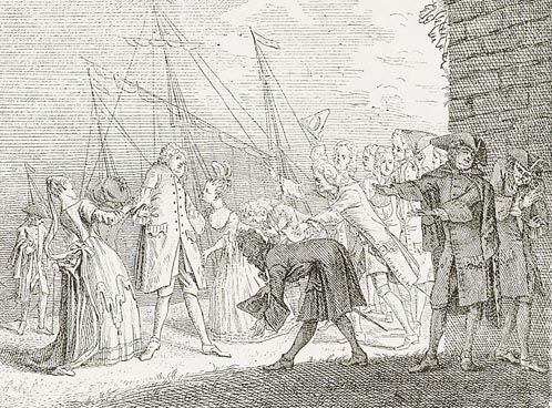 Senesino, caricature vers 1725