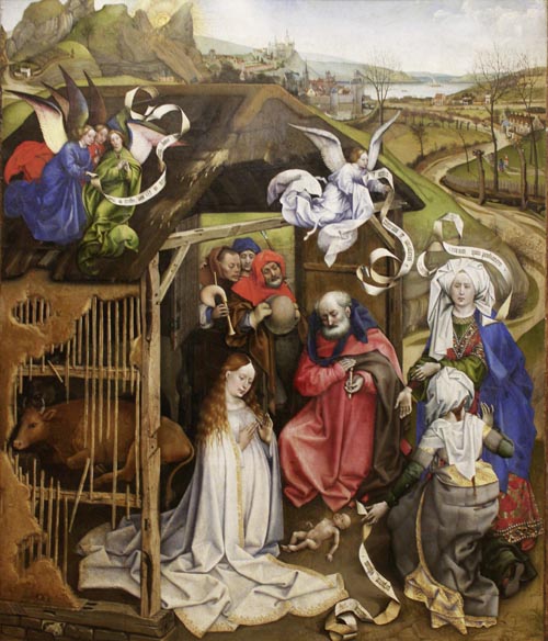 Ma&icirc;tre de Fl&eacute;malle: La Nativit&eacute;, vers 1430